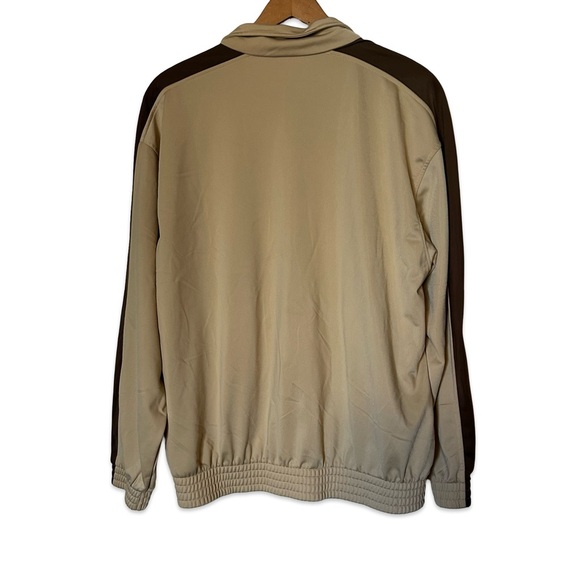 Puma Men's Beige and Dark Brown Windbreaker - Picture 2 of 7